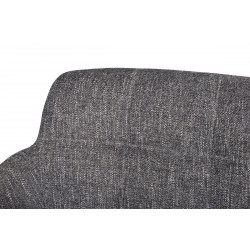 Фото6.​Кресло - банкетка OLIVA Niсolas серый
